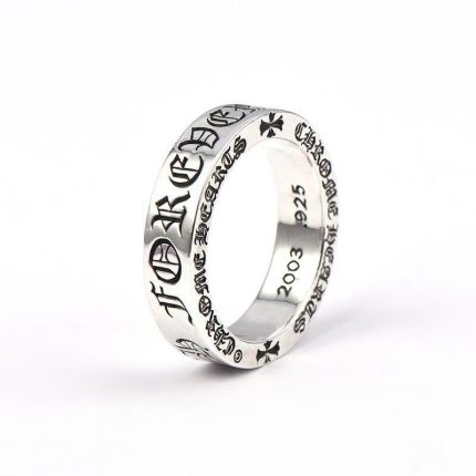 6MM CHROME HEARTS FOREVER RING